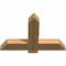 Ekena Millwork Eugene Smooth Timber Gable Bracket, Western Red Cedar, 36"W x 24"H x 3 1/2"D x 5 1/2"F, 16/12 Pitch GBW036X24X0406EUG00SWR - alternate 2